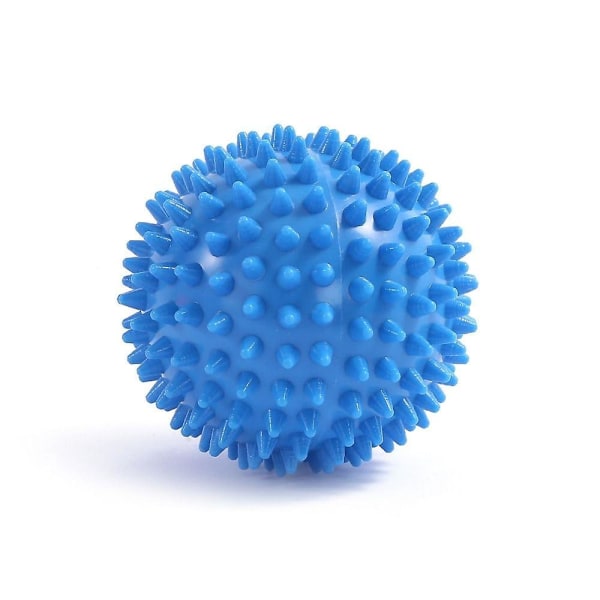 3 stk genanvendelige vasketøjstørrer bolde rengøring tørretumbler bolde Magic blødgører pvc bold til vaskemaskine (blå)