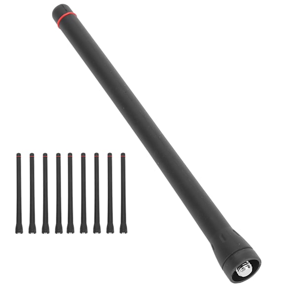 10 st FASC55V Kort VHF Antenn WalkieTalkie Radio Tillbehör för COM ICF3/F11/F14