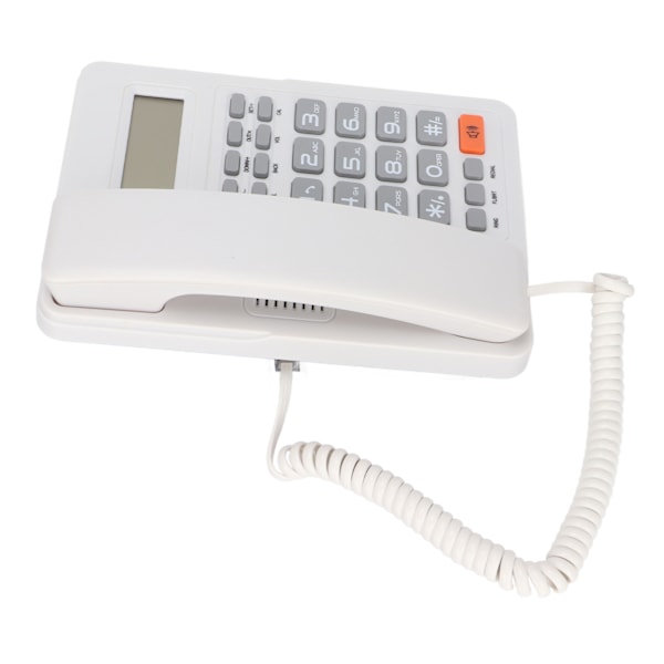 KXT8204CID Telefon Hjemmekontor Hotell Telefonsupport Semihandsfri Batterifri (Hvit)