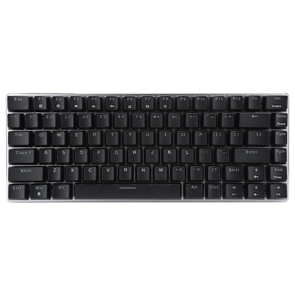 Ajazz Mechanical Keyboard 82 Key Gamer PC Bärbar dator USB-spelutrustning AK33Blue Switch Svart tangentbord Vitt ljus