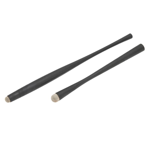 2 stk. Stylus Penne Høj Følsomhed Behagelig Greb Gummihoved Stylus Touch Screen Pen til Tablet Telefon Notesbøger