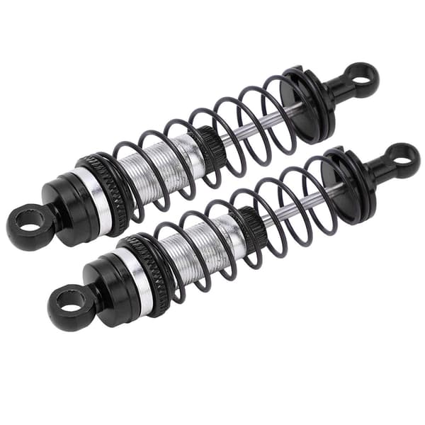 RC Stødabsorber for og bag, vibrationsdæmpende aluminiumslegering RC-dele til Latrax Teton 1/18 Sort