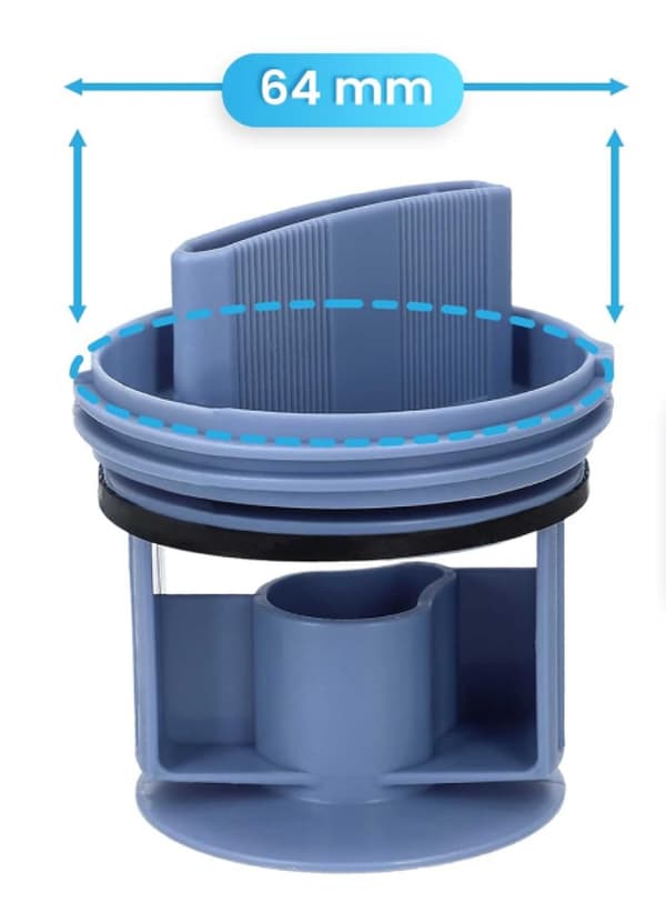 [NX] Lo-filter - Passer kompatibel Bosch, Siemens, Neff, Constructa, Balay filterhette - Lo-filter på pumpe