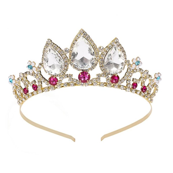 Crown Tiara For Damer Jenter Prinsesse Dronning Pannebånd For Dame Dekorasjon shape1