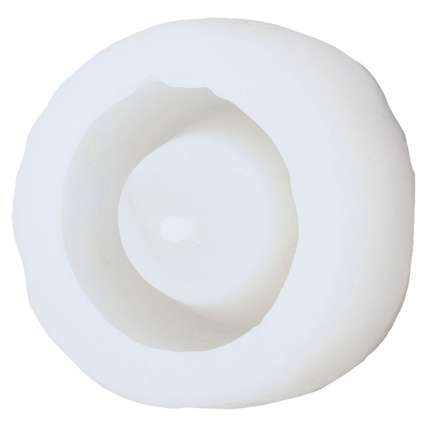 Blompotteform Silikon rund multifunksjonell DIY-sukkulentplanteform med dreneringshull for skåler Making50-2285-D
