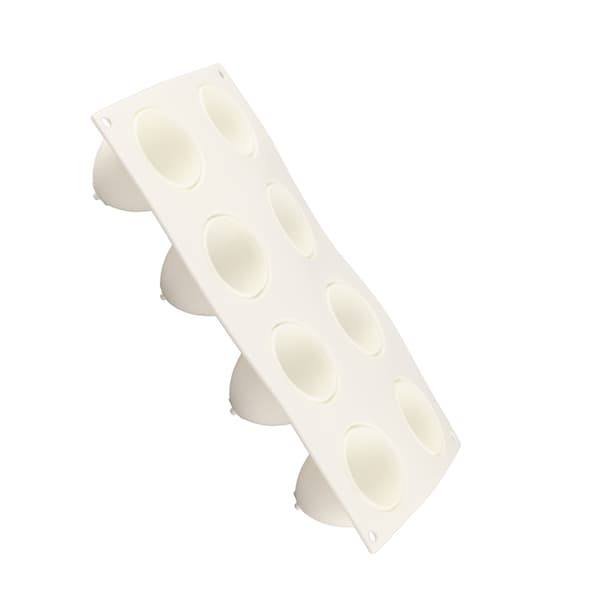 Eggform Kakeform 8 Hulrom Silikonform Non-Stick DIY Bakverkform