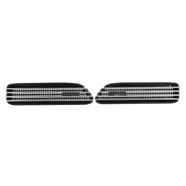 2ST Sideloftventil Trim ABS til M Style Tilbehør Erstatning for E46 / E90 M3 Elektroplet
