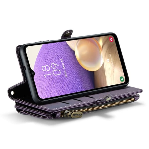Plånboksfodral i konstläder kompatibelt med Samsung Galaxy A32/M32 5G - Lila