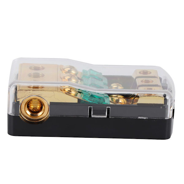 1 ind, 3 ud 0/4 AWG til 4/8 AWG Audio Power sikringsholder med 60A minisikringer til biler og både