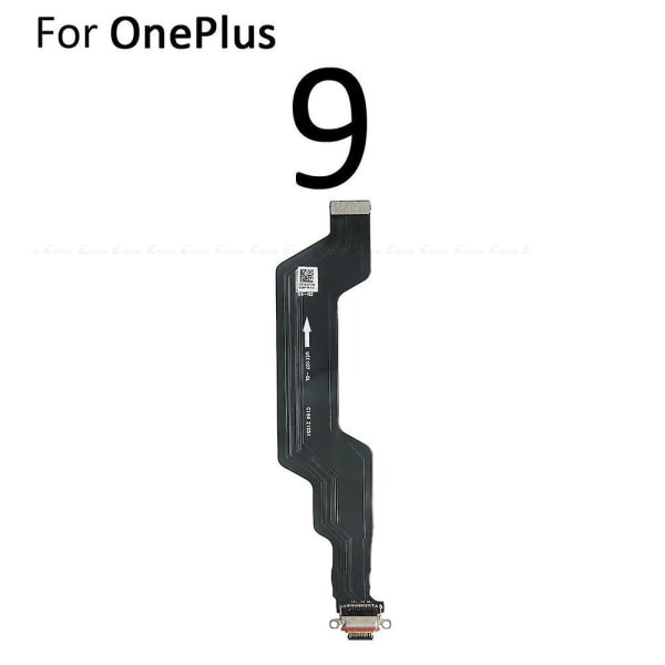 För Oneplus 3 3t 5 5t 6 6t 7 7t 8t 9 9r 8 Pro Type C USB Laddningsport Dockanslutning Flexkabel Ersättningsmonteringsdelar For OnePlus 9