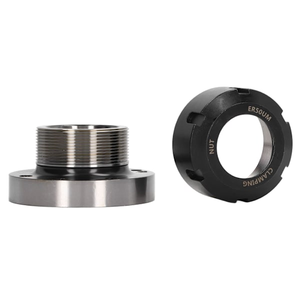 Spännhylsa Chuck ER50 100 mm diameter 7 hål Kolstål för svarv CNC-fräsmaskin