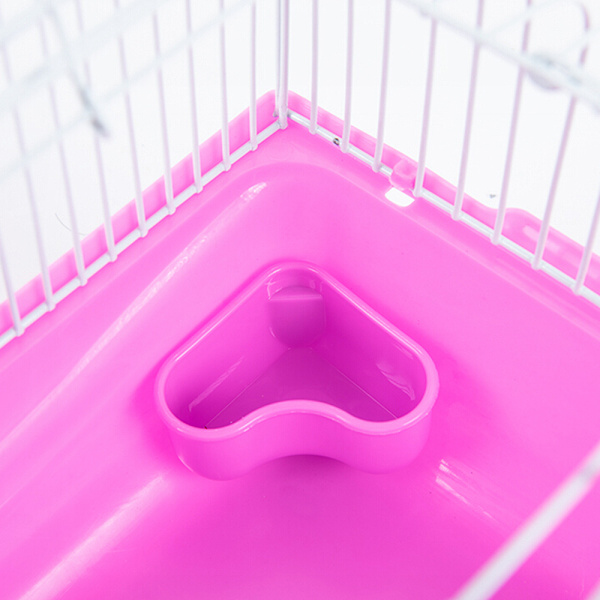 Dyrbur Trådbur Dropssikker Bærbar Multifunktionel Dobbeltlags God Plads Hamsterbur Blå