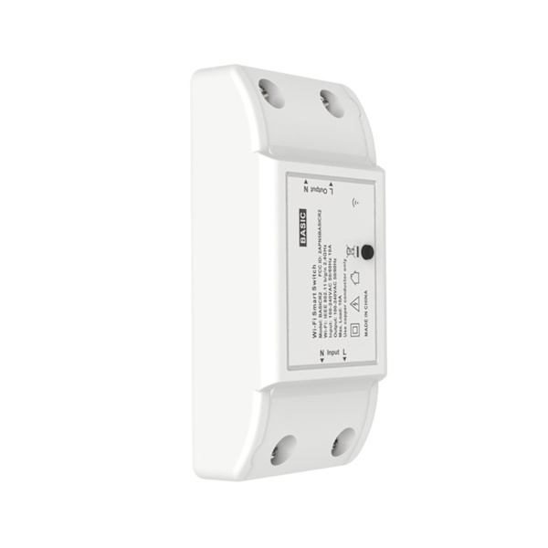 1. WiFi Smart Switch Stemme App Fjernbetjening 2200W Belastning Power Space Saving Smart Relay Switch til Husholdningsapparater