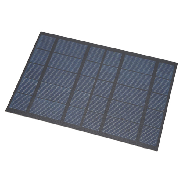 2,5W 5V Bärbar Solcellsladdare Polysilicium Vattentät Lätt Solcellsladdare för 3,7V Batteri Camping