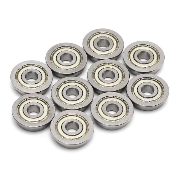 10 st skrivare kullager minimetall dubbelskärm fläns 3D-utskrift mekaniska delar