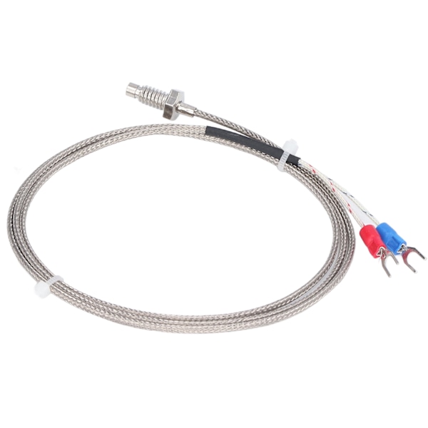 BERM K typ termoelement M6 tum skruv temperatursensor sonder tråd 0‑400℃ 1 meter