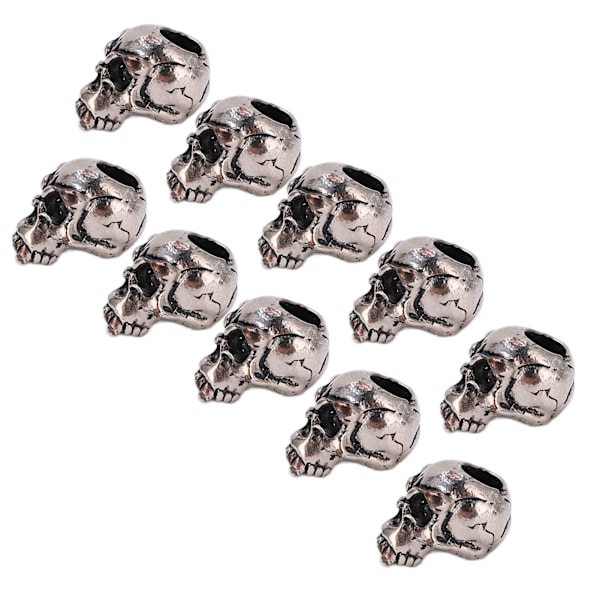 10 st Skull Pendant Paraply Rep Skeleton Skull Pendant för ficklampa Armband Halsband Sladd Pärlor