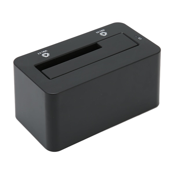 Harddisk-dokkestasjon 5 Gbps USB 3.0 til SATA LED-indikator HDD-dokkestasjon for 8 TB 2,5 tommer 3,5 tommer HDD 100‑240V EU-plugg