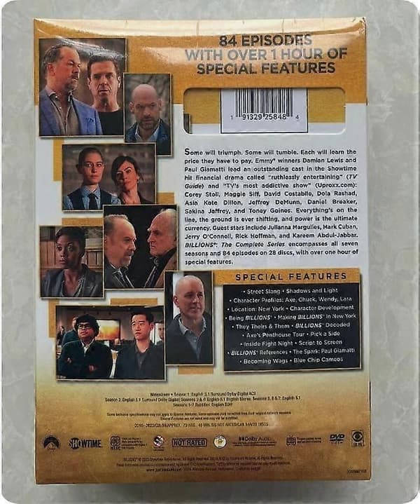Billions: Den komplette serie sæson 1 - 7 (DVD, 28-Disc Box Set)