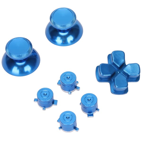 【NX】Controllerknap Joystick-nøgle ABXY-knapper i aluminiumslegering til Playstation5 ControllerBlå