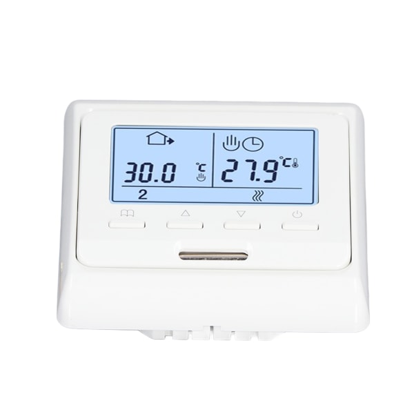 AC180‑230V LED programmerbar gulvvarmetemperaturregulator for hushold