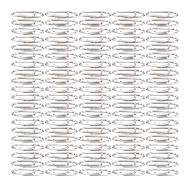 100 st Fiskeredskap Power Clips Rostfritt stål Fiskehastighet Clips Connector M
