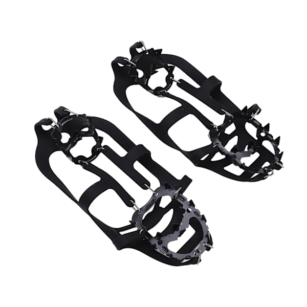 1 par 18-tanners ispigger Anti-skli Walk Traction Cleat Snøpigger for vinterklatring, turer og fiske M Størrelse