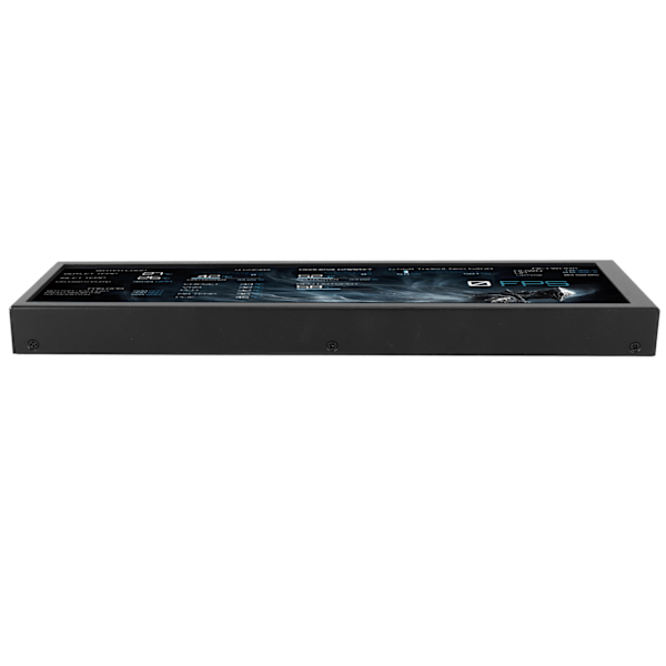 8,8-tums datortemperaturmonitor 1920x480 60Hz för AIDA64 CPU GPU SSD Data Temperaturmonitor för Raspberry Pi för Windows Svart