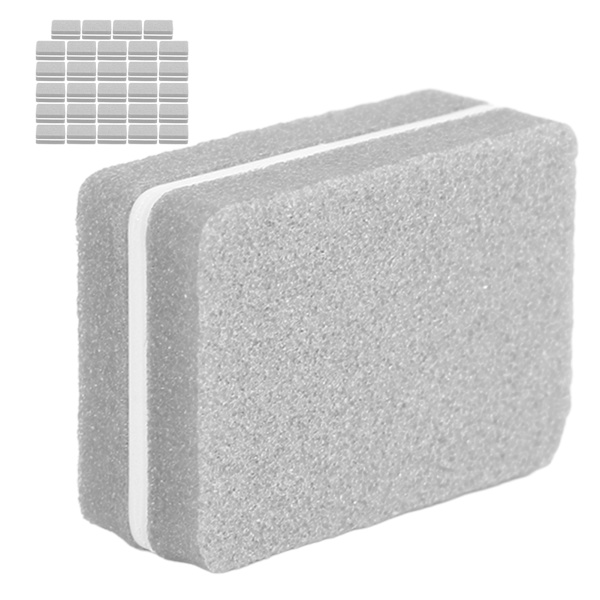 30 st Nagelbuffertblock Professionell Salong Mini Portabel Nagelputsning Slipblock Manikyr ToolGray