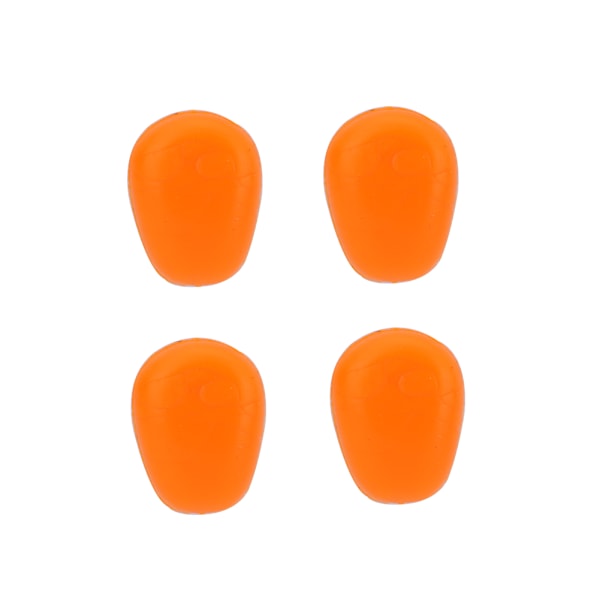 60 stk. orange plastsimulering pop-up blødt flydende fiskemajs agn (#6)