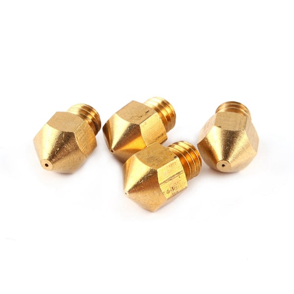 4 stk 0,2+0,3+0,4+0,5 mm Ekstruder Dys Print Head For Makerbot 3D Printer Sett