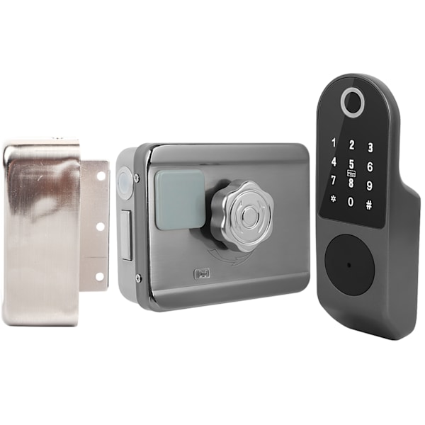 WIFI Dørlås Fingeravtrykk Passord IC-kort Nøkkelkabel Gratis Digital Gate Access Control for TUYA