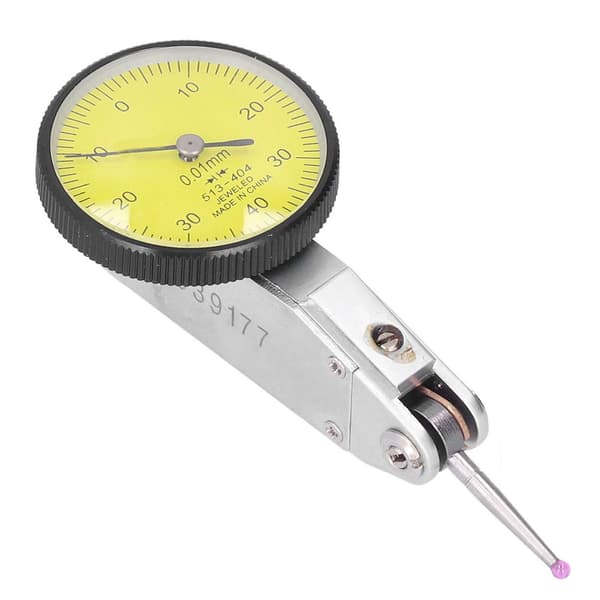 32 mm Dial Indikator Høy Sensitivitet Måleur med Rubin Probe 0‑0,8 mm
