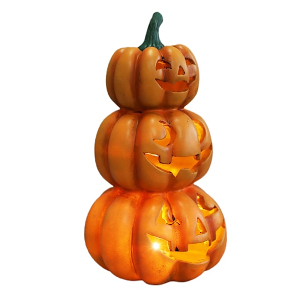 Halloween-päärynät valaistu pino Halloween-juhlat sisä- ja ulkokoristeet