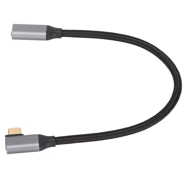 4K 100W PD 5A 90 asteen kulma USB3.1 Type-C uros-uros jatkojohto 25cm
