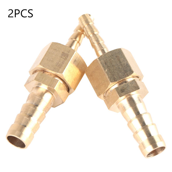 2 stk 4--6 mm messing slange Hulning hale reducer reducerende kontaktkontakt