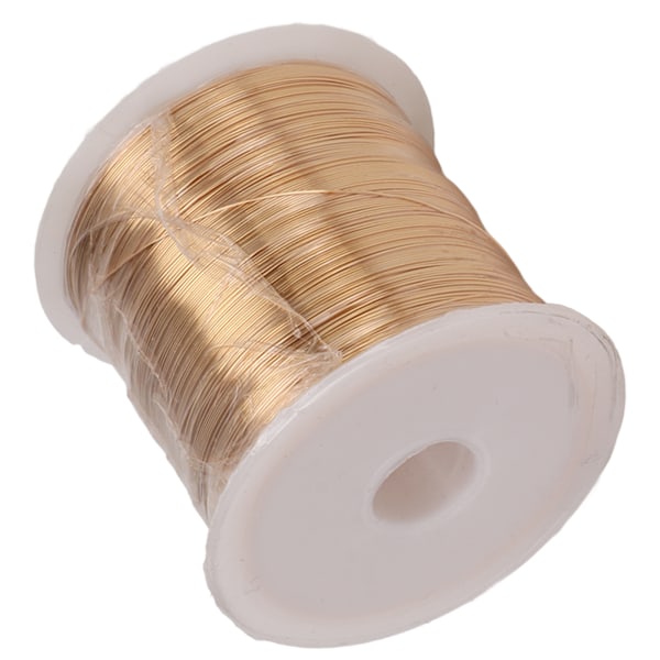 0,3 mm 100 meter Smycken Koppartråd DIY Hantverk Smycken Stickning Forma Wire Wrap Smycken Tråd för Craft Golden