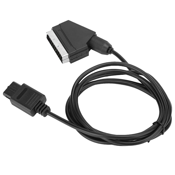 3 kpl ammattimaiset 1,8 m RGB Scart-johdot pelikonsolien liittämiseen televisioon NGC/N64/SNES