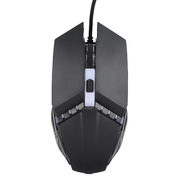 Trådbunden Gamingmus Ergonomisk Andningsljus RGB Bakgrundsbelyst Mekanisk Mus för PC Notebook Laptop