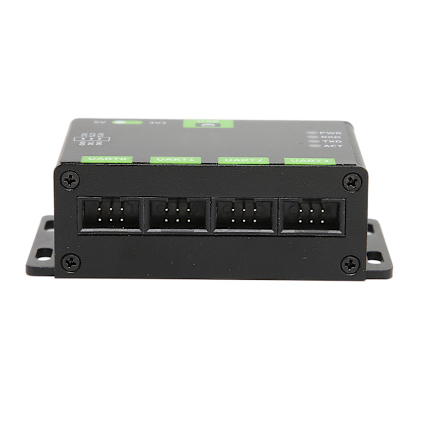 USB till UART Adapter Aluminiumlegeringsskal USB TILL 4CH TTL UART Universal Seriell Kommunikationsadapter UART