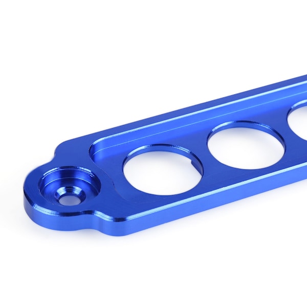 Aluminiumlegering Bil Auto Batteri Tie Down Brace Mount Bracket Hållare Bar Blå
