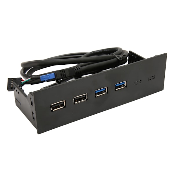 USB frontpanel 2 USB2.0 2 USB3.0 höghastighetsöverföring 5,25 tum datorexpansionskort 4 portar