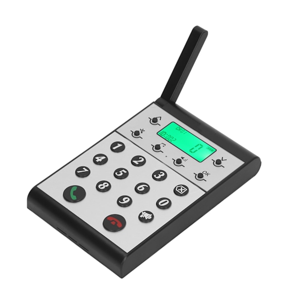 Trådløs intercom-telefon 1000m Avstand Krystallklart Samtale Intelligent Nettverk Handsfree Intercom-system Vert Svart