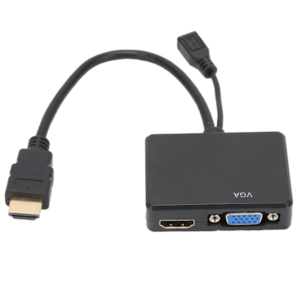 【NX】High‑Definition Multimedia Interface–High‑Definition Multimedia Interface–VGA-muunnin, musta