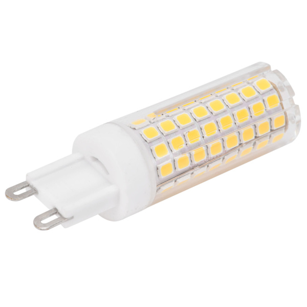 G9 Lamp Bulb 1000LM 102LED Keramisk Dimbar Majslampa för Hem Ljuskrona Takljus220V 12W Kallvit