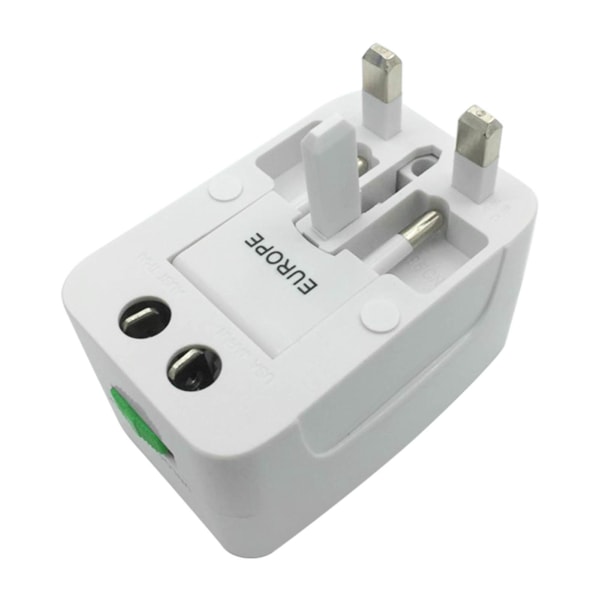 World Travel Power Plug Adapter Bärbar multifunktionell 4 i 1 US UK EU Plug Travel Adapter Converter