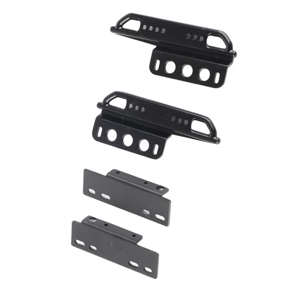 1 sæt RC sidepedal jern slidstærk stærk bæreevne RC sidetrinplade til Axial SCX24 sort
