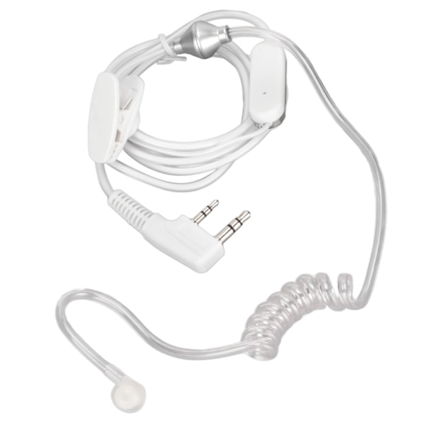 Akustisk Rørheadset 2-pin Komfortabel Klar Spole 2-veis Radio Ørepropp for Baofeng UV5R BF480 V7 V8