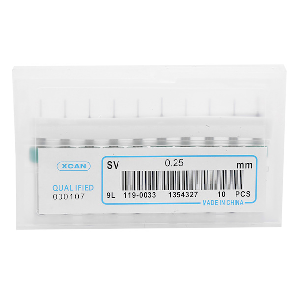 10 st höghårdhet mini hårdmetallborr set för tryckta kretskort CNC-gravyr (0,25 mm)