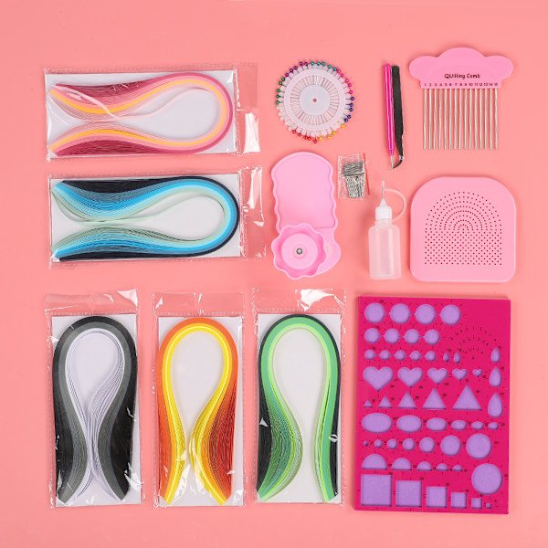 15 st / set Quilling Tool Set Mall Board Pen Kit Set för Paper Quilling Craft